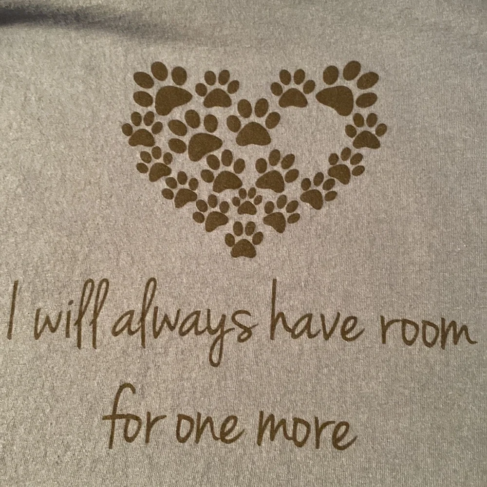 Hanes paw-print cotton tee, 2X - Picture 5 of 5